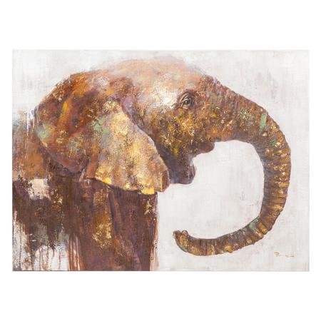 GRACEFUL ELEPHANT YAĞLI BOYA TABLO 90X120 CM