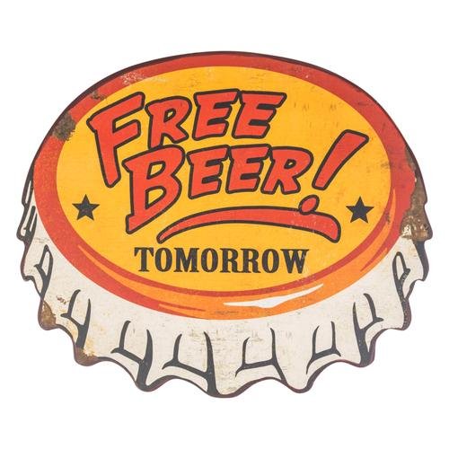  FREE BEER PANO 51X42 CM