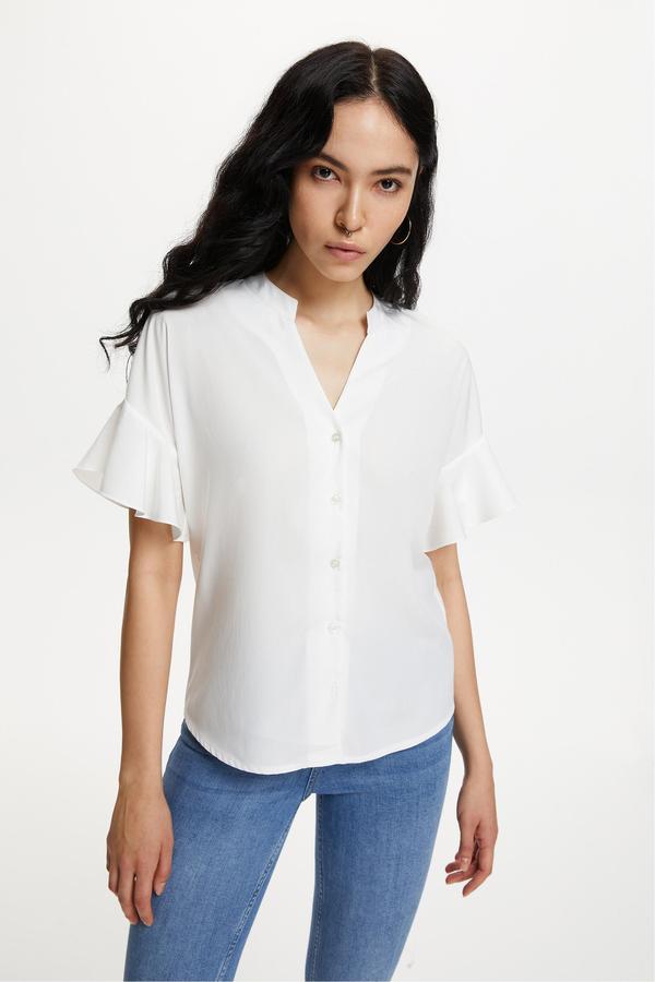 RAHAT KESİM TENCEL GÖMLEK