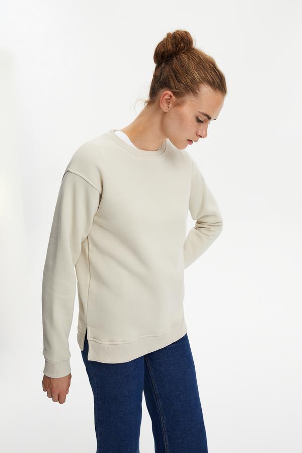 BİSİKLET YAKA SWEATSHIRT
