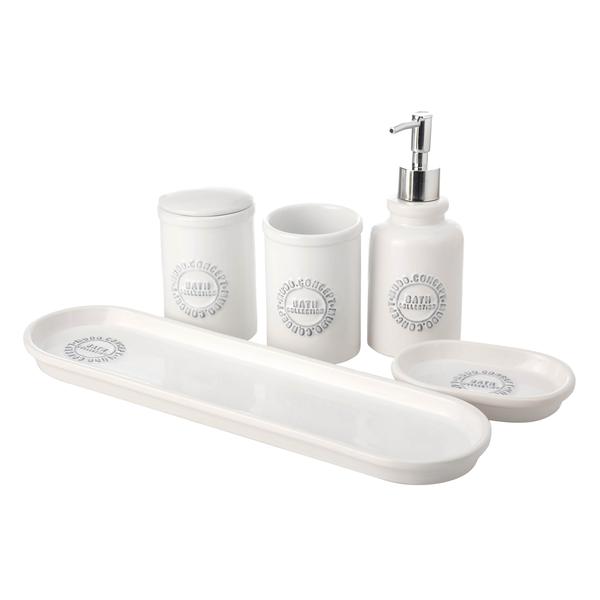 Mudo Concept Barnes 5'Li Kutulu Banyo Seti Beyaz -1