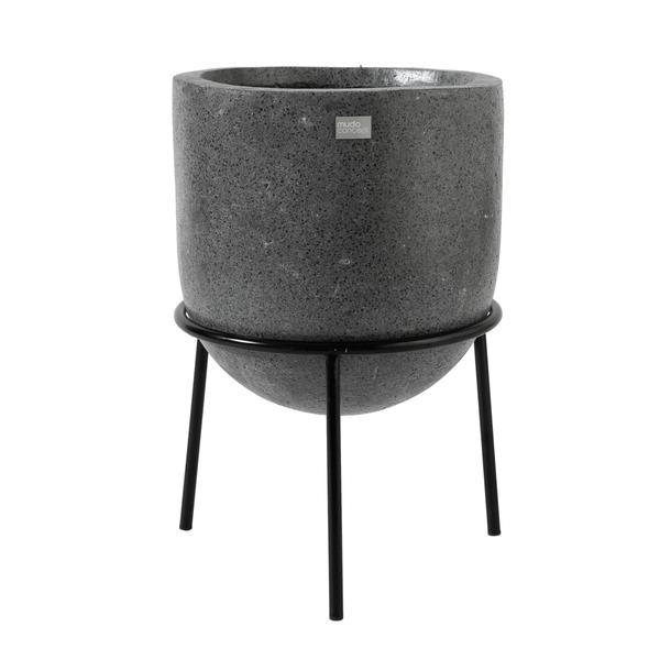 Mudo Concept Zena Saksı Siyah 40X55 Cm - 1