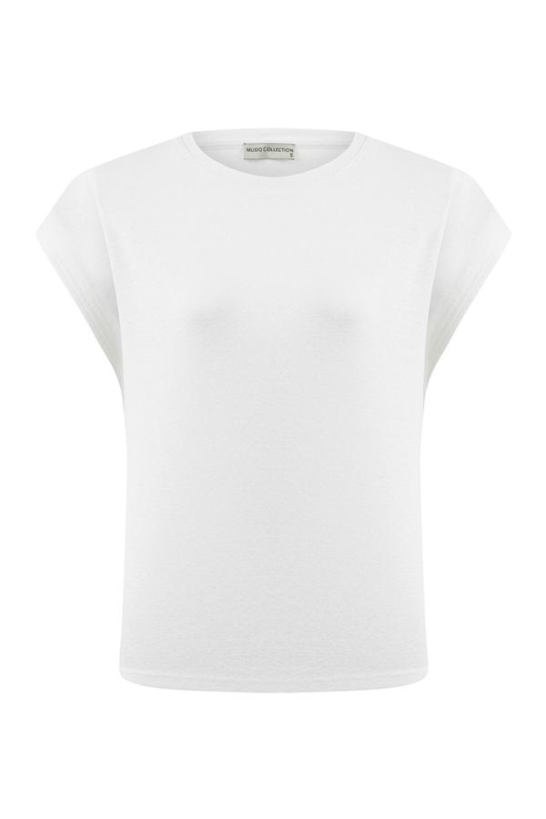 BİSİKLET YAKA DÜŞÜK KOL T-SHIRT