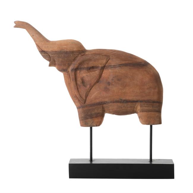 ELEPHANT BÜST BİBLO 51X7X53CM