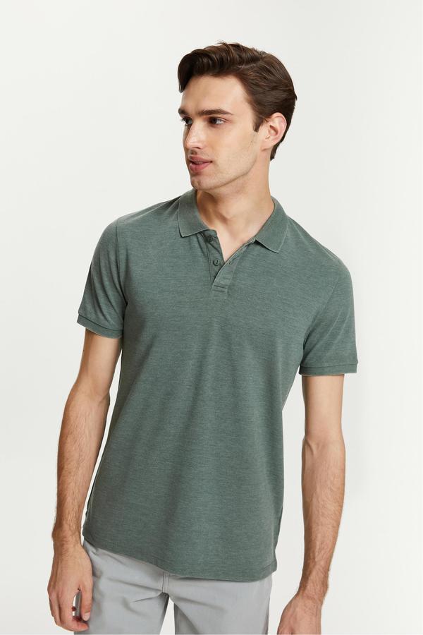 POLO YAKA KISA KOLLU T-SHIRT