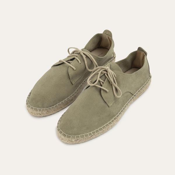 Mudo Erkek Haki Bağcıklı Espadril Ayakkabı -1