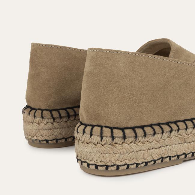 ÖRGÜ TABANLI SÜET ESPADRİL