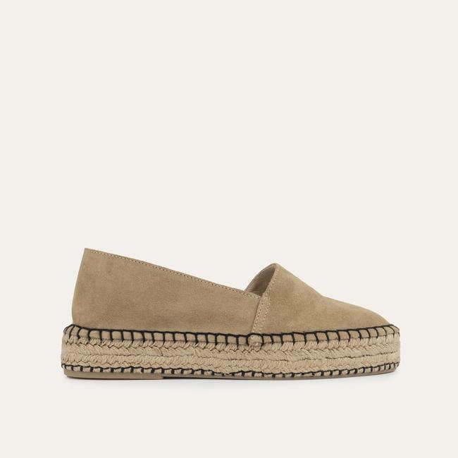 ÖRGÜ TABANLI SÜET ESPADRİL