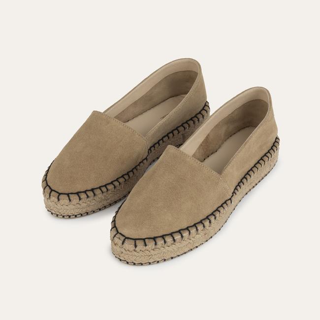 ÖRGÜ TABANLI SÜET ESPADRİL