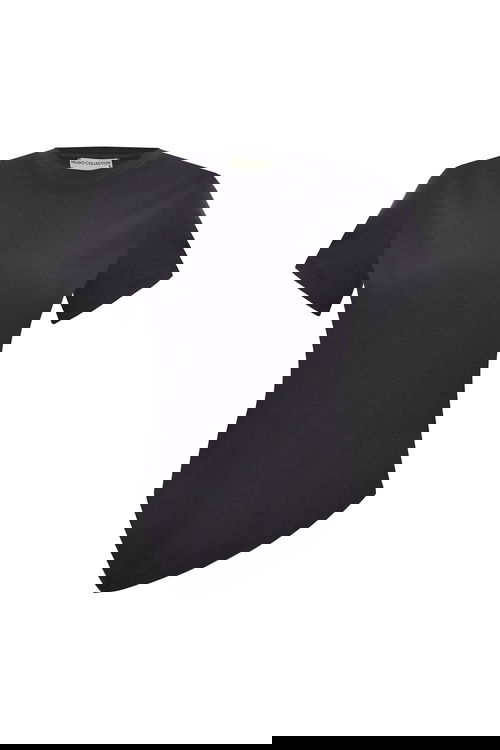  ASİMETRİK KESİM KISA KOLLU T-SHIRT