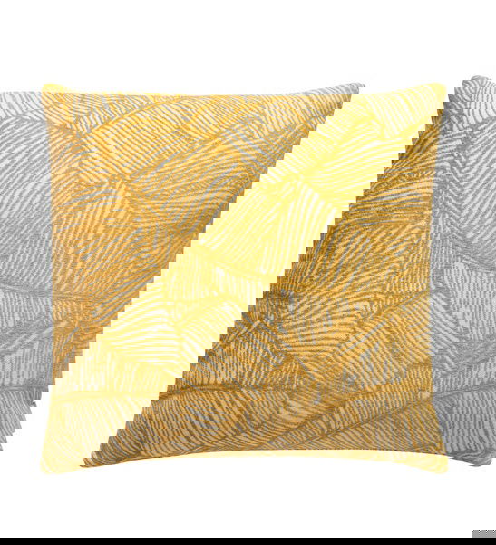 Mudo Concept Alba Leaves Kırlent Hardal 50X50 -1