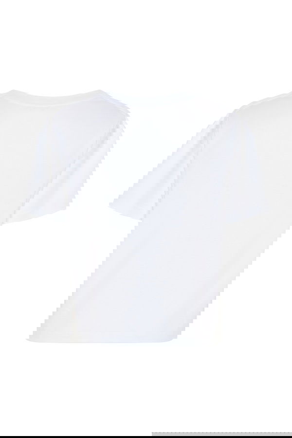 V YAKA KISA KOLLU T-SHIRT