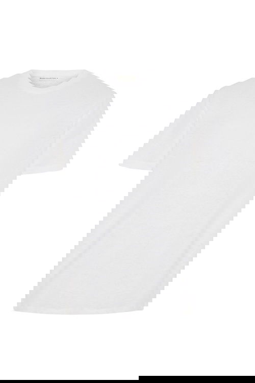  KETEN KARIŞIMLI BİSİKLET YAKA T-SHIRT