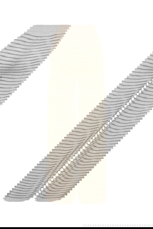  ÇİZGİLİ WIDE LEG BELİ LASTİKLİ PANTOLON