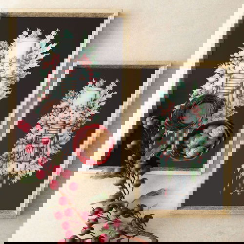  CHRISTMAS FEMALE EDITION DEKOARTİF TEPSİ 25X40 CM