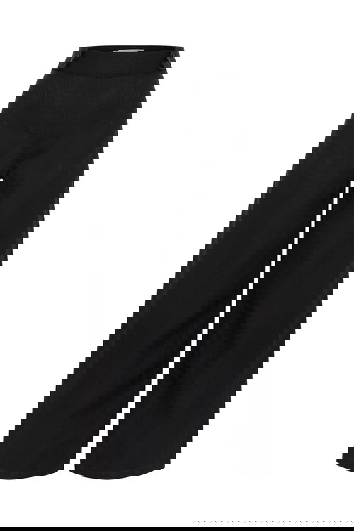  WIDE LEG DÜĞME DETAYLI KETEN PANTOLON
