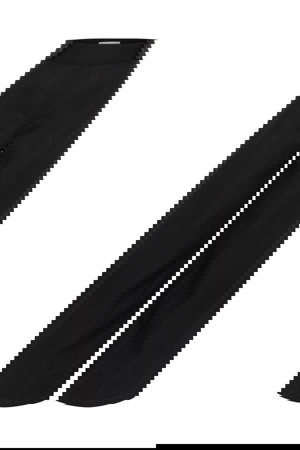 WIDE LEG DÜĞME DETAYLI KETEN PANTOLON