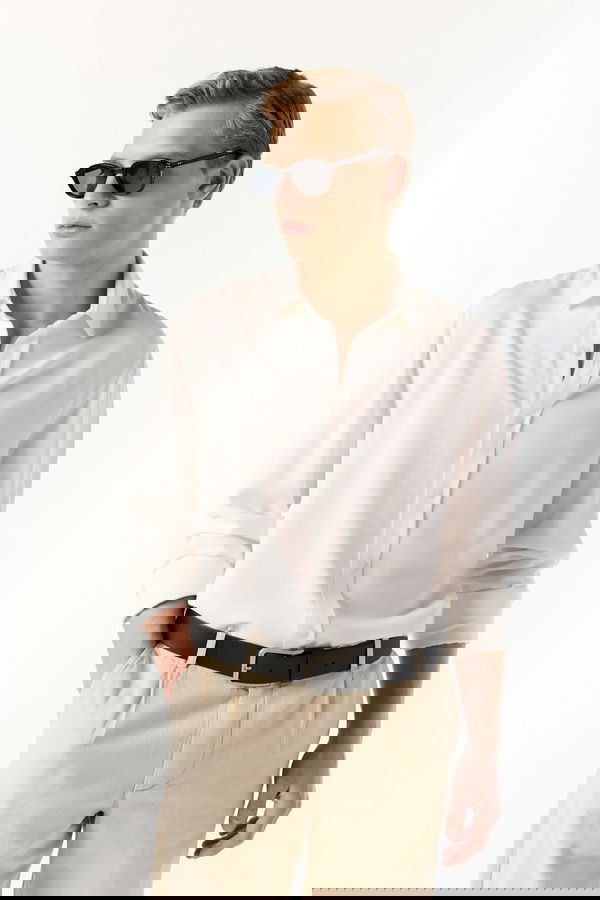 LOOSE FIT CHINO PANTOLON